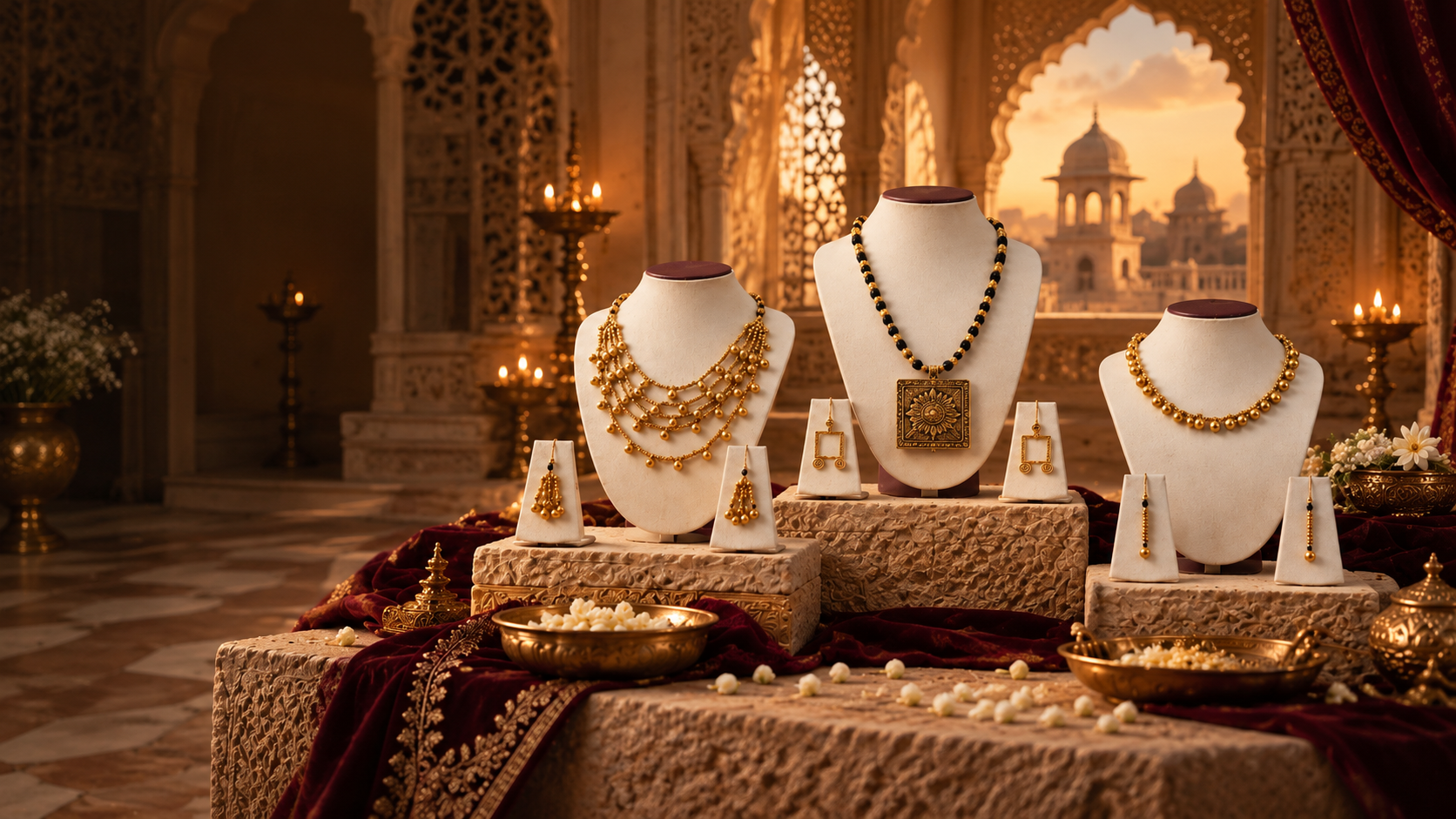 Prachin Luxe Royal Indian Antique Jewellery Collection in Heritage Rajasthan Palace